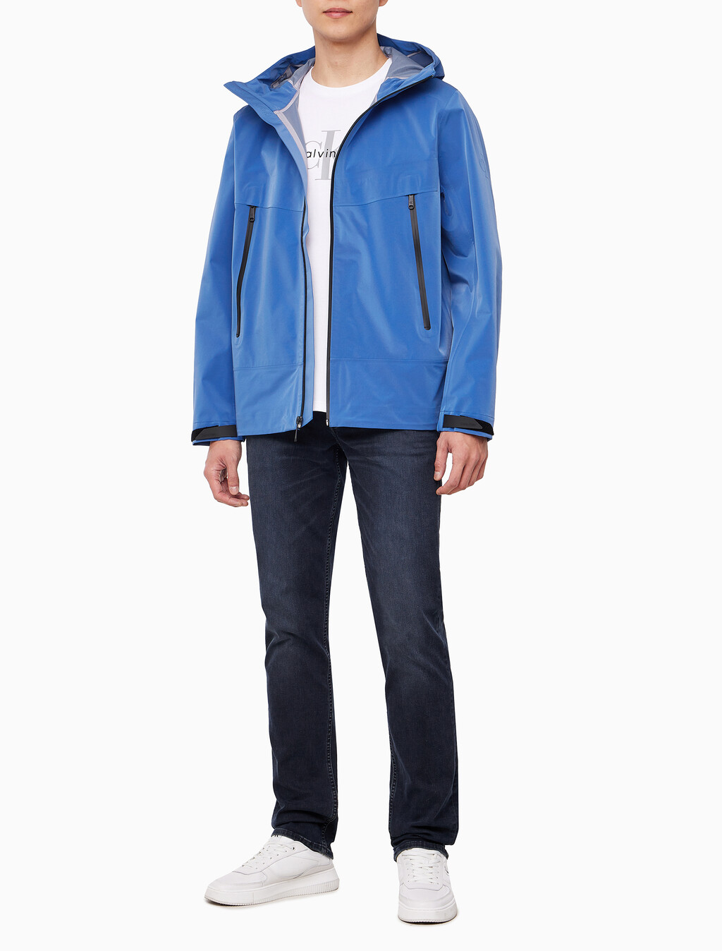 Buy 남성 테크 쉘 윈드 브레이커 자켓 in color BRIGHT COBALT