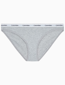 Buy 여성 모던로고 로우라이즈 비키니 in color GREY HEATHER