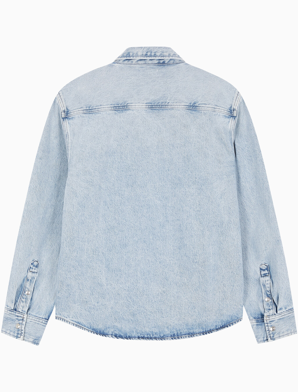 Buy 남성 레귤러핏 라이트블루 데님 셔츠 in color CHALKY BLUE
