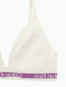 Buy 여성 스텐실 로고 모던코튼 트라이앵글 in color BONE WHITE