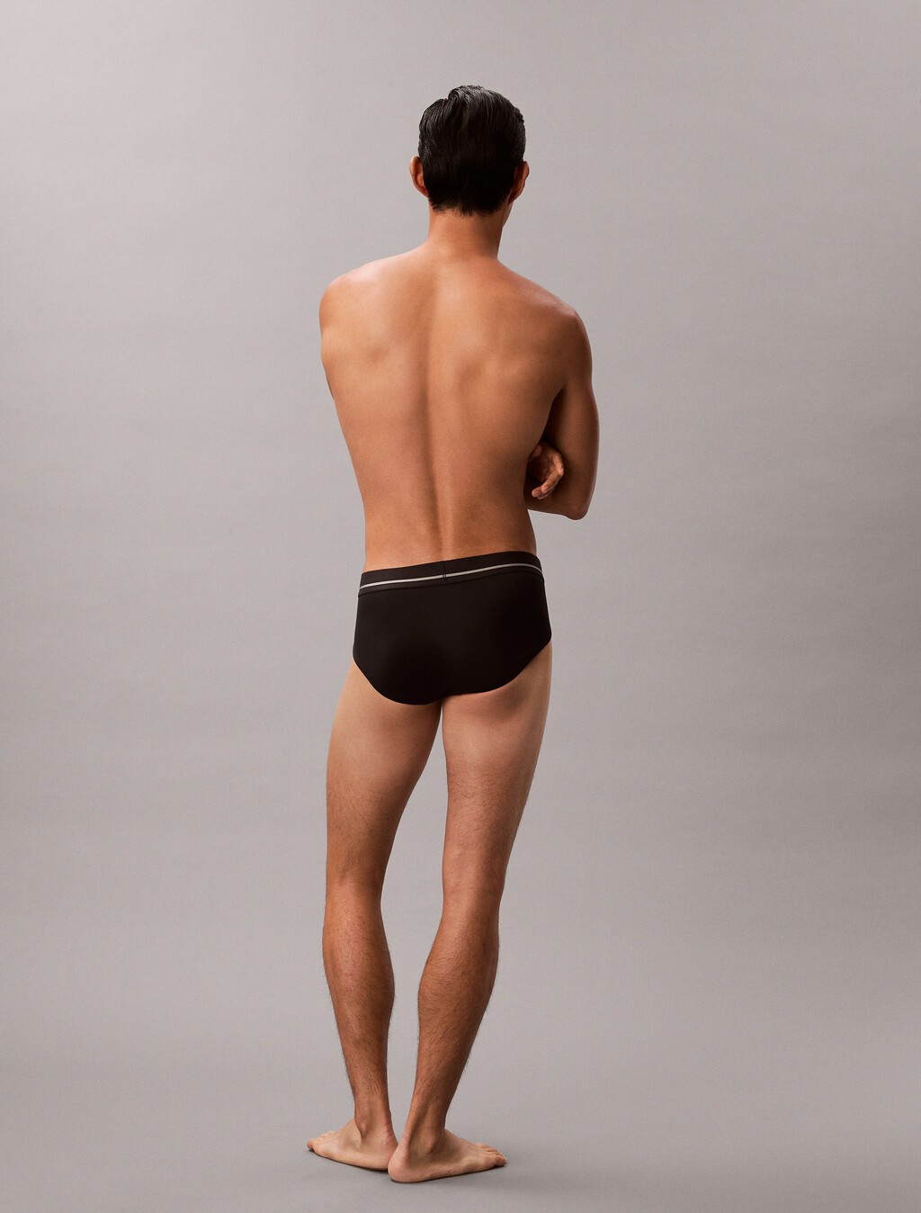 Buy 남성 뉴 사인 로고 힙브리프 in color BLACK