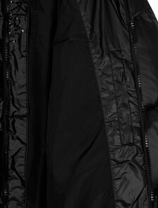 Buy 남녀공용 스탠드 카라 글로시 다운 푸퍼 자켓 in color CK BLACK