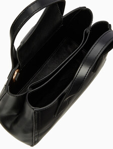 Buy 여성 하드웨어 모노그램 미니 토트 크로스바디 in color BLACK