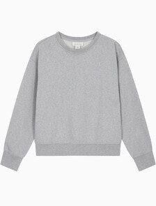 Buy 여성 아카이브 로고 프렌치테리 릴렉스핏 스웻셔츠 in color HEROIC GREY HEATHER