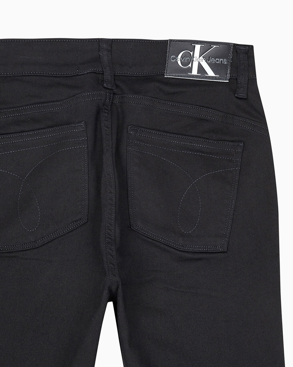 Buy 여성 하이라이즈 바디 슬림 부츠핏 앵클 데님 in color WASHED BLACK LOGO LACE