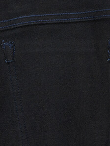 Buy 여성 하이라이즈 슬림 스트레이트핏 기모 블루블랙 데님 in color BLUE BLACK HANGER LOOP