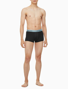 Buy 남성 마이크로 스트레치 로우라이즈 드로즈 3PK in color BLACK BODIES WITH BLACK/ARONA/CHESAPEAKE BAY