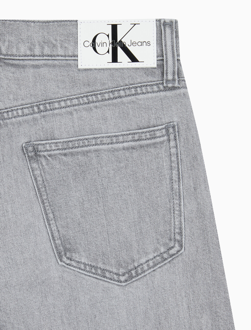 Buy 여성 로우라이즈 루즈핏  그레이  데님 in color GREY STEPPED RELEASE HEM