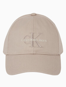 Buy 남녀공용 CKJ 모노그램 엠브로이더리 볼캡 in color BROWN