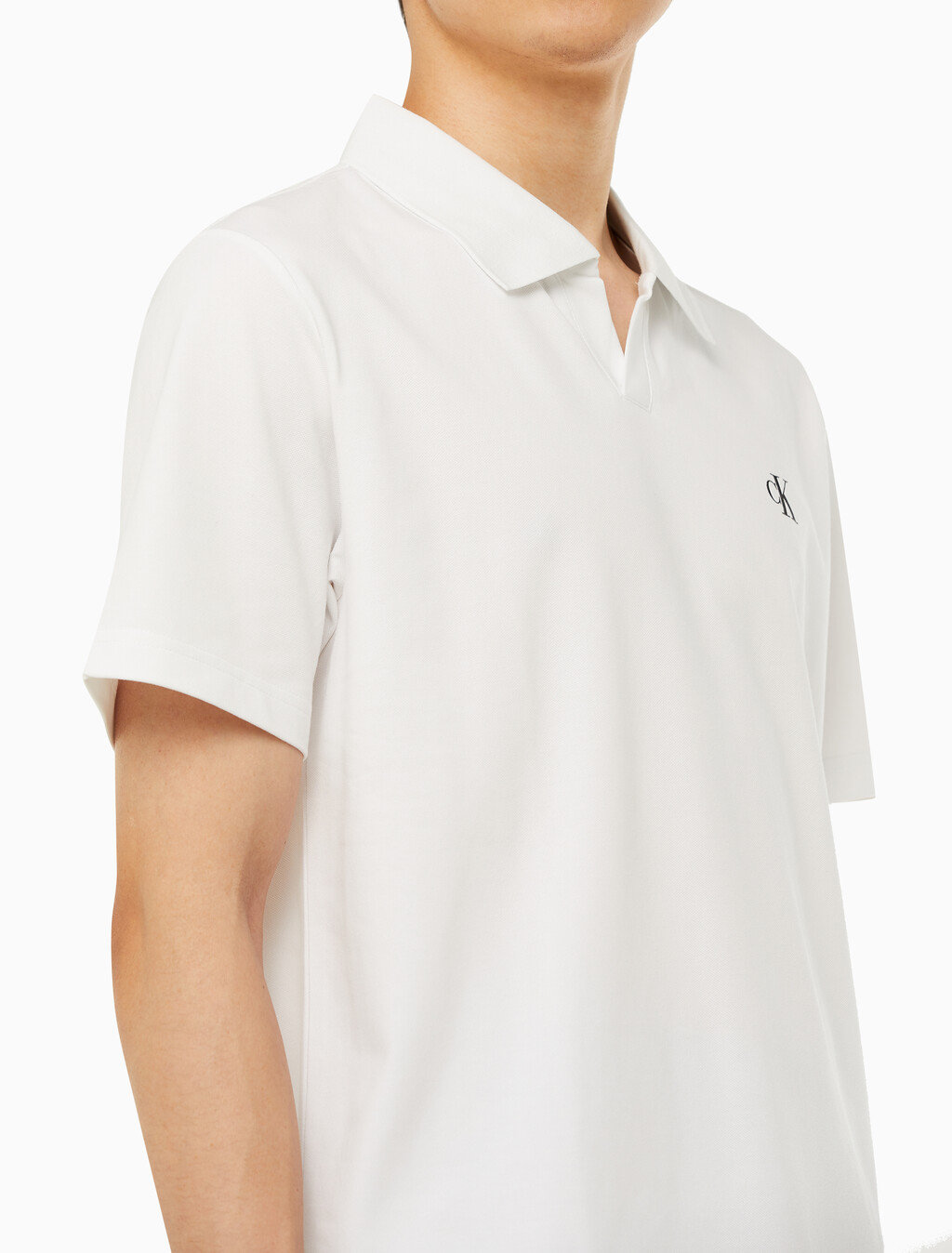 Buy 남성 릴렉스핏 피케 폴로 반팔 티셔츠 in color BRIGHT WHITE