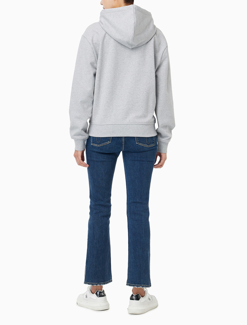 Buy 여성 아카이브 로고 프렌치 테리 후디 in color HEROIC GREY HEATHER