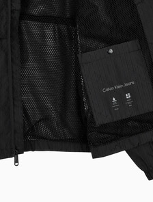 Buy 남성 AOP 나일론 윈드브레이커 자켓 in color BLACK