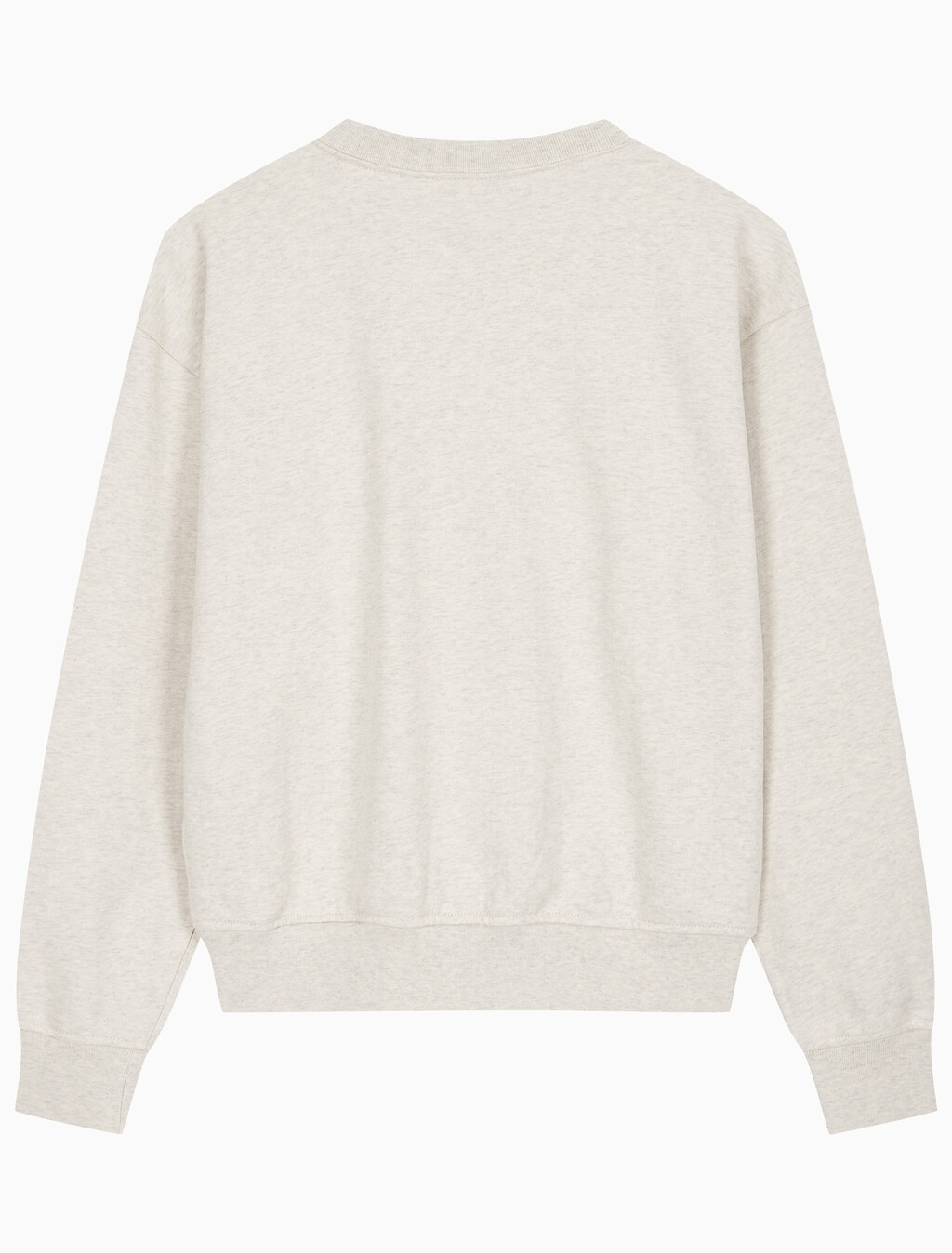 Buy 여성 모노로고 프렌치테리 릴렉스핏 스웻셔츠 in color VANILLA HEATHER