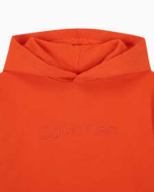 Buy 여성 릴렉스핏 스탠다드 로고 후디 in color BRONZED ORANGE
