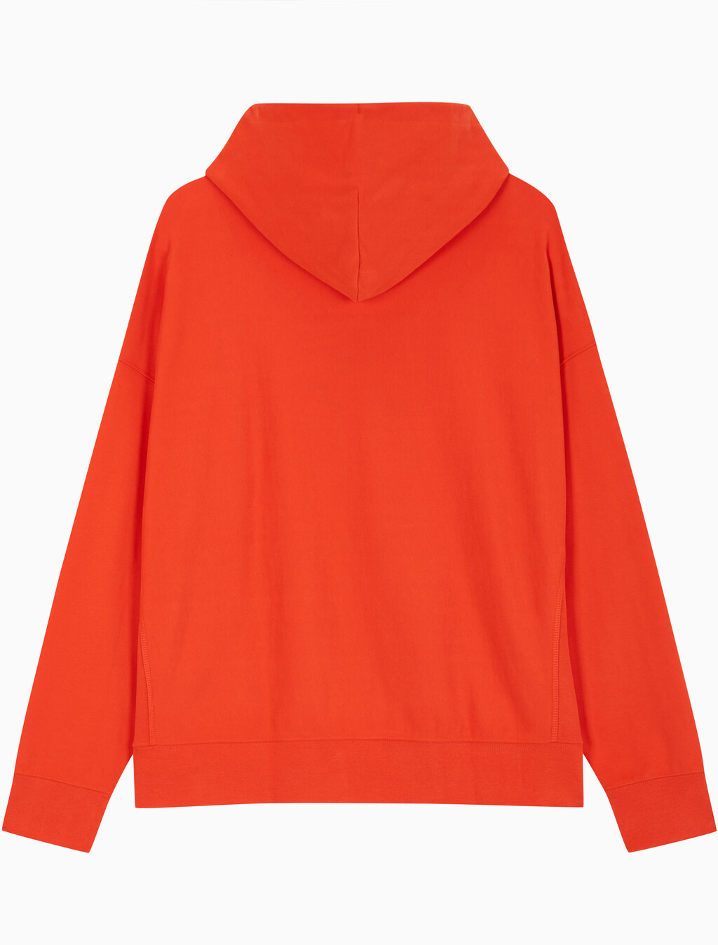 Buy 남성 오버핏 스웨이드 테리 후디 in color RED ALERT