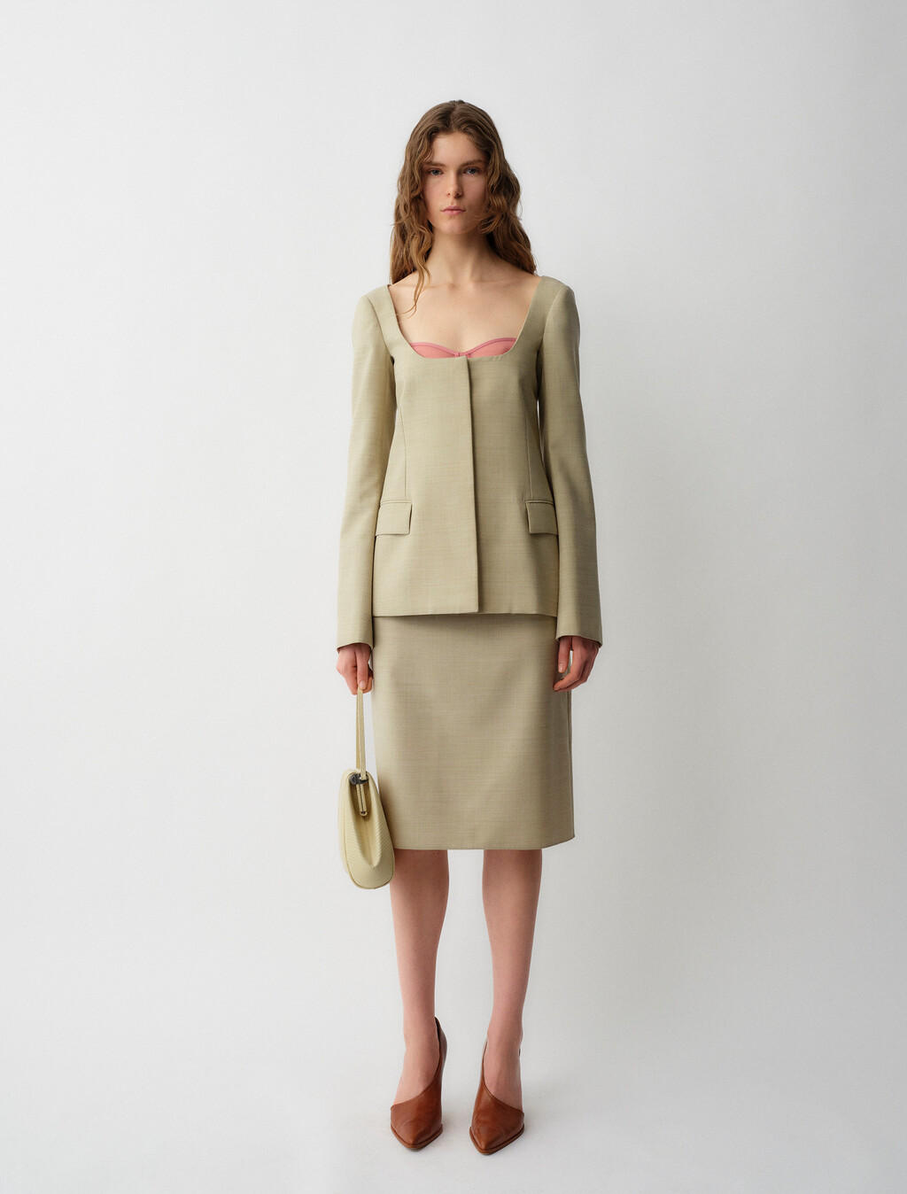 Buy LUNAS WOMENS SKIRT in color HAY