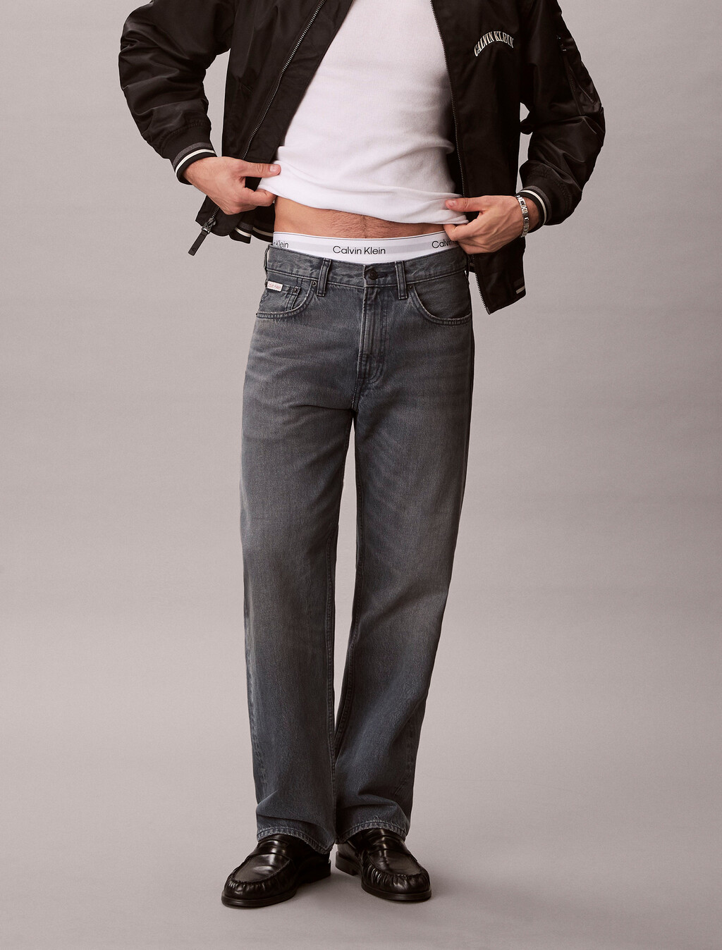 Buy 남성 90S 스트레이트 진 in color Denim Blue