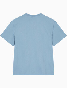 Buy 남성 레귤러핏 히어로 모노그램 로고 반팔 티셔츠 in color BLUE