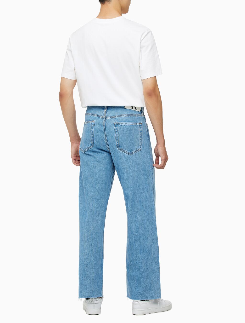 Buy 남성 90's 루즈핏 라이트블루 데님 in color CHALKY BLUE
