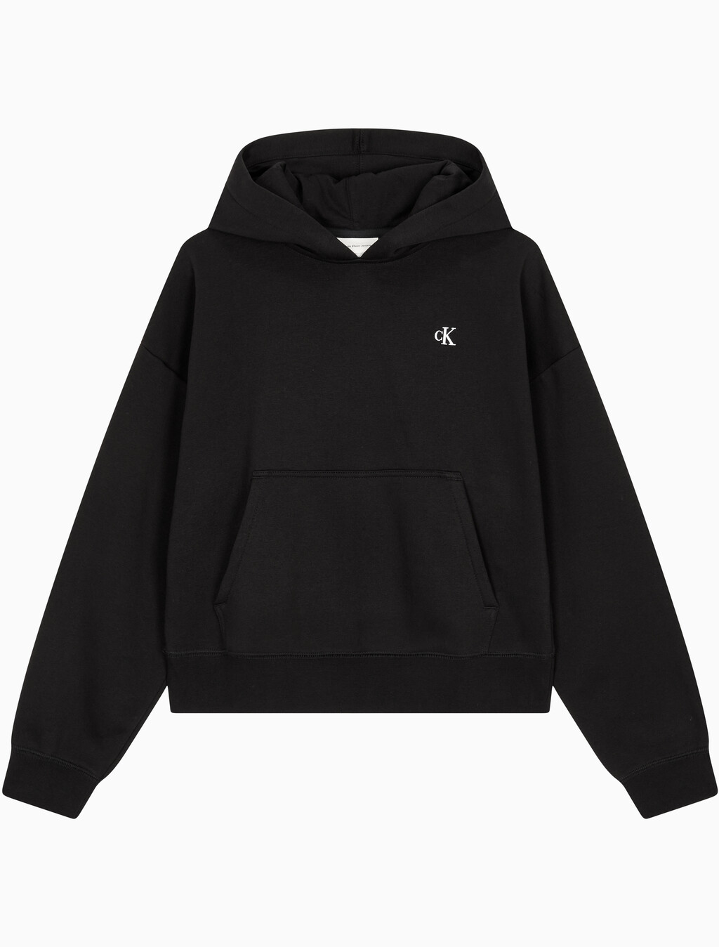 Buy 여성 아카이브 로고 플리스 후디 in color BLACK
