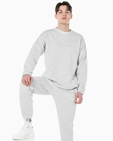 Buy 남성 릴렉스 핏 에센셜 스웻셔츠 in color ATHLETIC GREY H