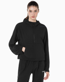 Buy 여성 레귤러핏 아노락 in color BLACK