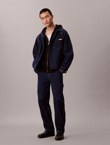 Buy 남성 카펜터 데님 슈리켄 린스 in color Dark blue