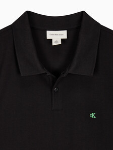 Buy 남성 레귤러핏 피케 반팔 클래식 폴로 티셔츠 in color BLACK