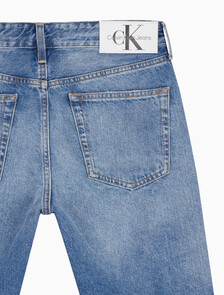 Buy 남성 레귤러핏 디스트로이드 라이트블루 데님 쇼츠 in color CHALKY BLUE