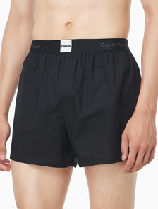 Buy 남성 모던 로고 패치 박서 in color BLACK