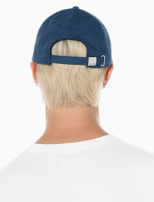 Buy 남녀공용 CKJ 모노그램 엠브로이더리 볼캡 in color NAVY