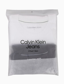 Buy 남녀공용 릴렉스핏 2PK 반팔 티셔츠 in color CK BLACK