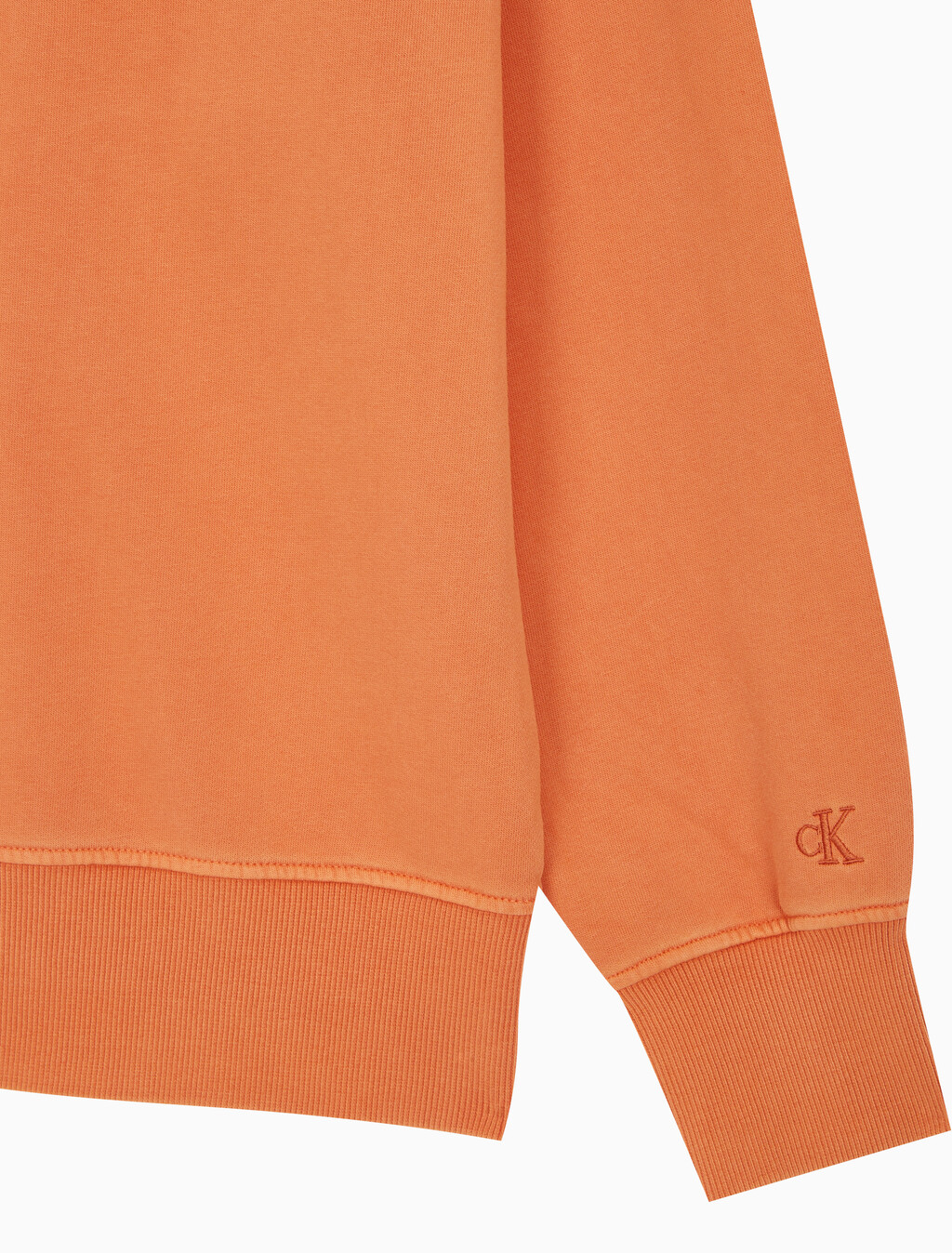 Buy 남성 모노로고 내츄럴 크루넥 in color ORANGE