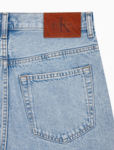 Buy 남성 릴렉스핏 90's 라이트블루 데님 쇼츠 in color CK LT INDIGO