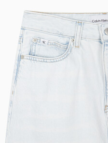 Buy 여성 하이라이즈 미니 데님 스커트 in color CHALKY BLUE