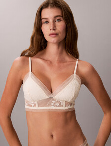 Buy 여성 CK 블랙 브라이덜 AF 트라이앵글 in color ANTIQUE WHITE