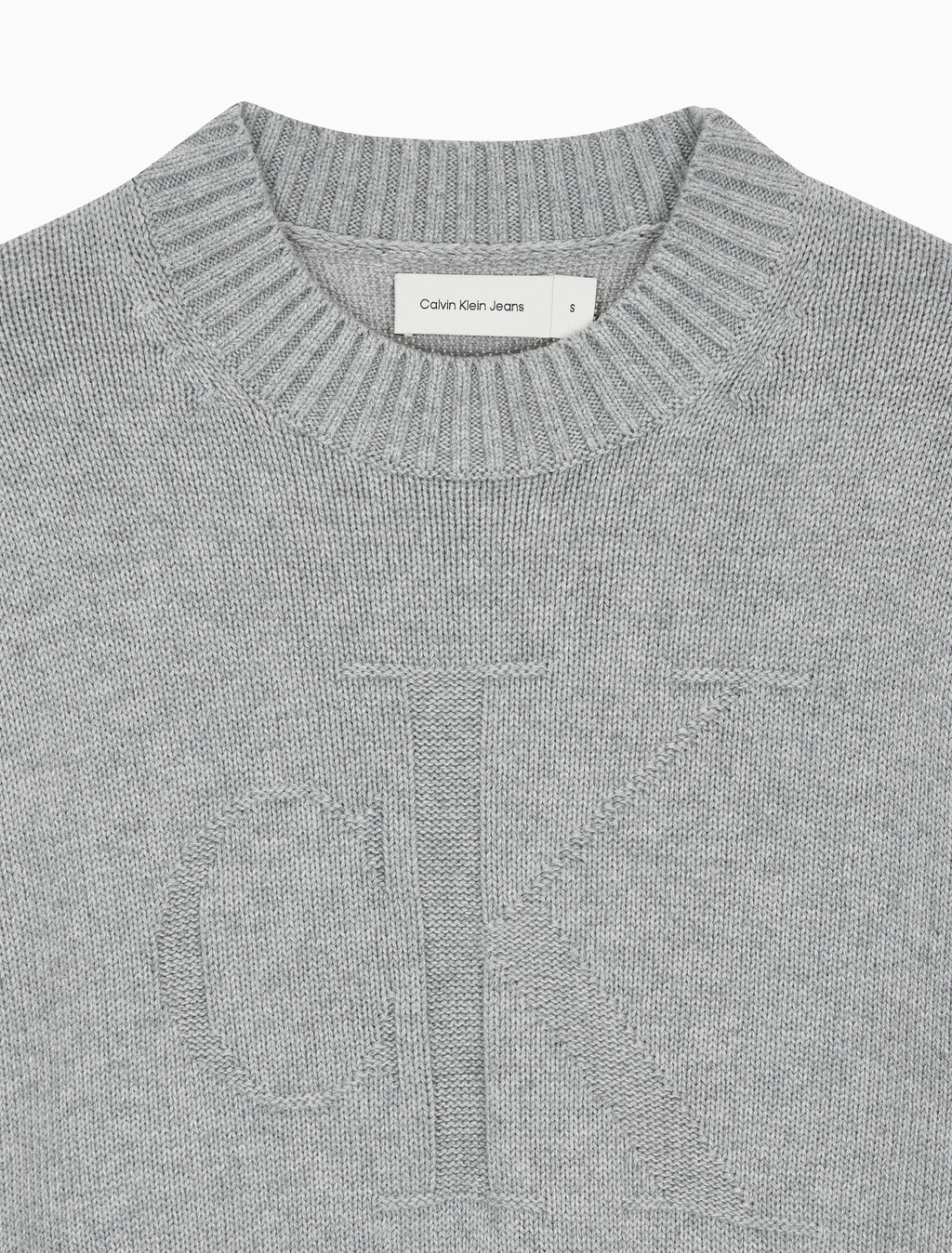 Buy 여성 인타르시아 루즈 스웨터 in color GREY