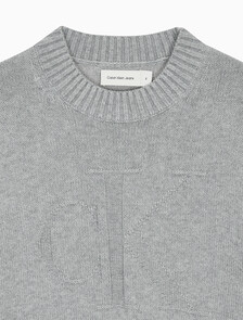 Buy 여성 인타르시아 루즈 스웨터 in color GREY