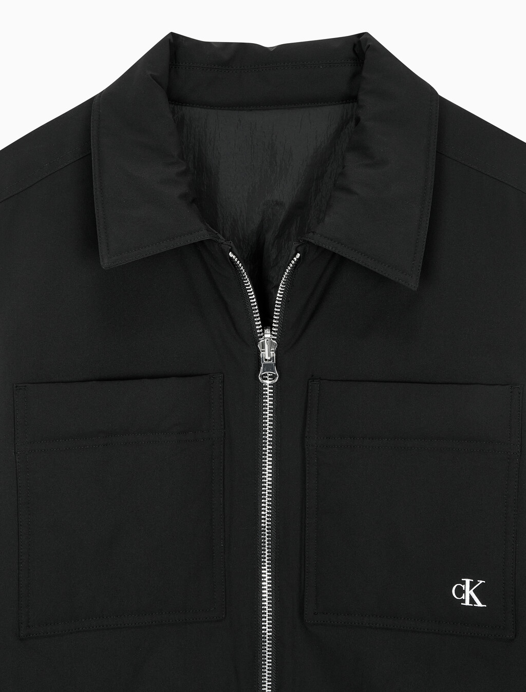 Buy 남성 리버서블 패디드 기능성 셔츠 자켓 in color CK BLACK
