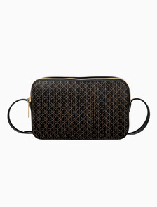 Buy 여성 코티드 AOP 카메라백 in color Black Aop