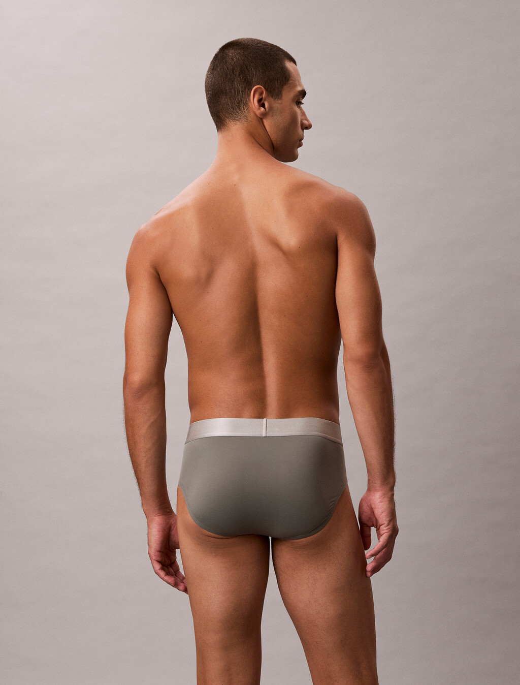 Buy 남성 브러시드 마이크로파이버 스트레치 힙브리프 in color PLATINUM RUST