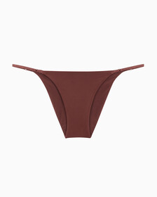 Buy 여성 폼투바디 러스터 하이레그 탕가 in color DARK BROWN