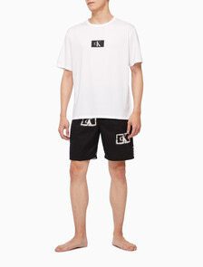 Buy 남성 1996 크루넥 반팔 티셔츠 in color WHITE