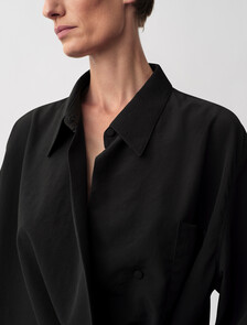 Buy ALEAH WOMENS GATHERED TOP in color BLACK