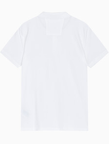 Buy 남성 슬림핏 CK 로고 뱃지  폴로 티셔츠 in color BRIGHT WHITE