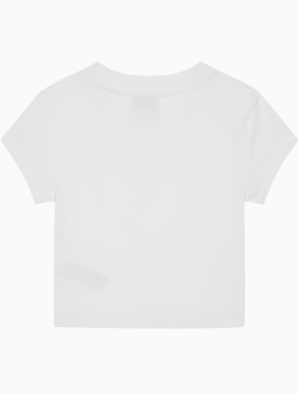 Buy 여성 모노그램 베이비 반팔 티셔츠 in color BRILLIANT WHITE