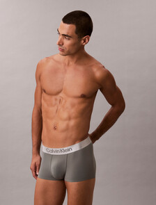 Buy 남성 브러시드 마이크로파이버 스트레치 로우 라이즈 트렁크 in color PLATINUM RUST