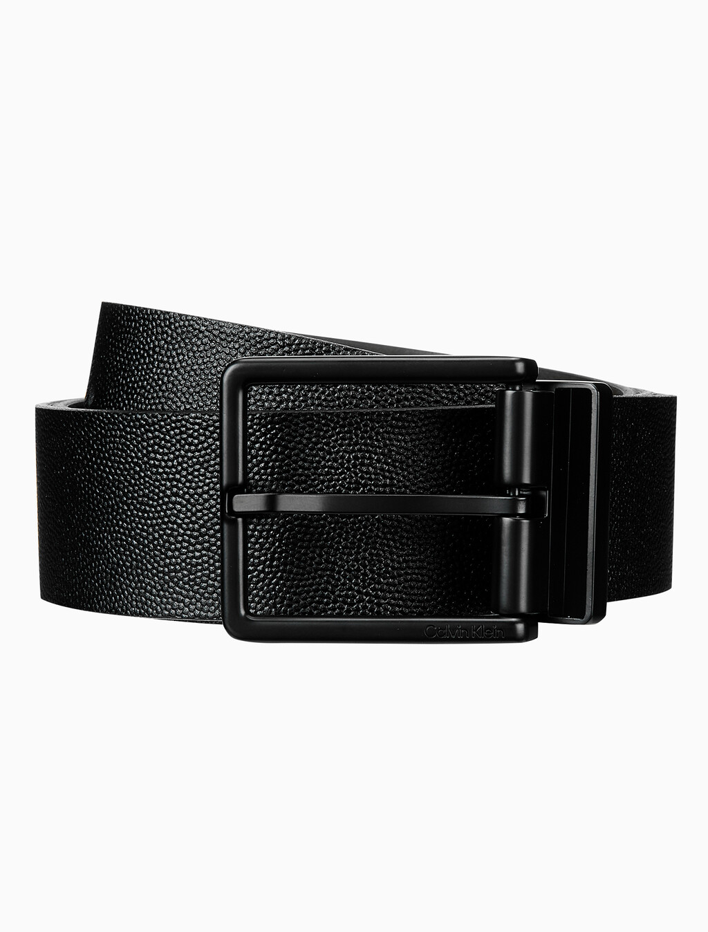 Buy 남성 클래식 스퀘어 버클 40mm 벨트 in color BLACK/MATTE BLACK