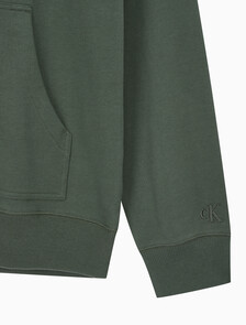 Buy 남성 롱슬리브 릴렉스핏 모노그램로고 후디 in color KHAKI