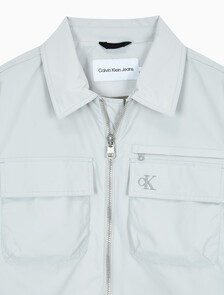Buy 남성 테크 셔츠 자켓 in color WHITE